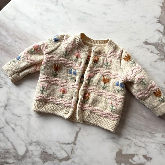 Stunning SOLD OUT Floral Cardigan - Picture 1 of 1